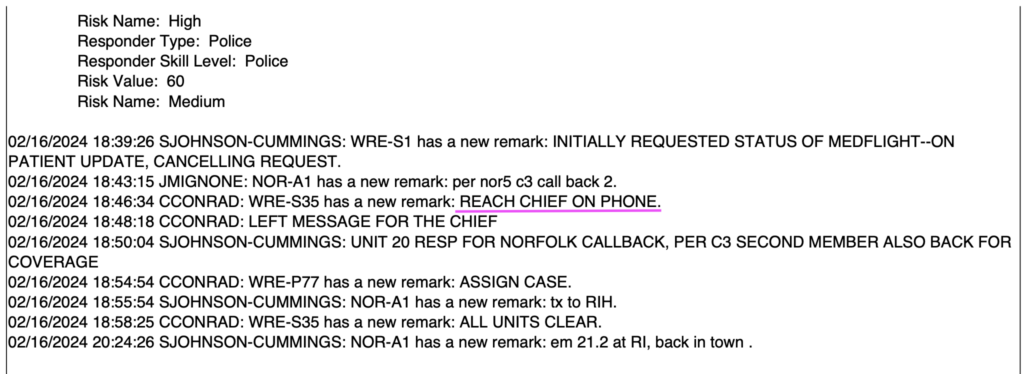 Canton Coverup Part 321: Wrentham Police Report Shows Canton Police ...